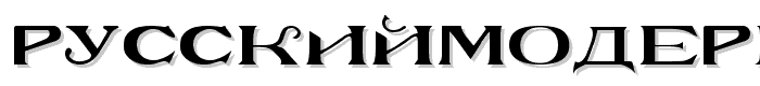 RusskijModern Regular font